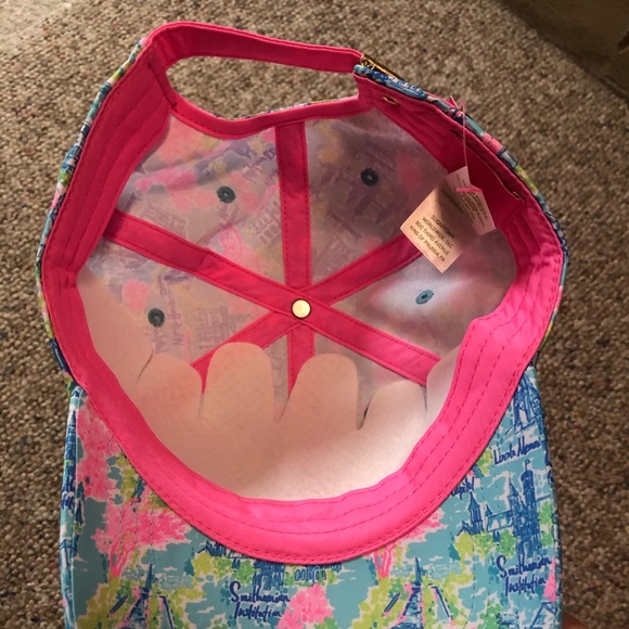 ๐ Lilly Pulitzer Run Around Hat โค๏ธ DC - Picture 11 of 13